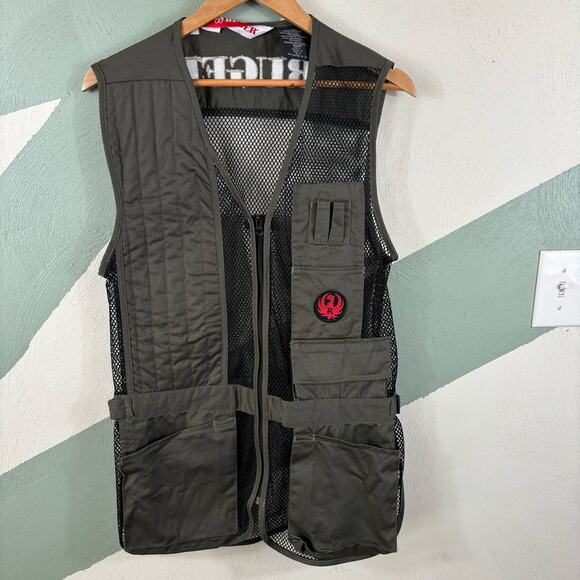 Ruger Men's Size Small Lightweight Outdoor Tactical Shooting Vest - Picture 7 of 8